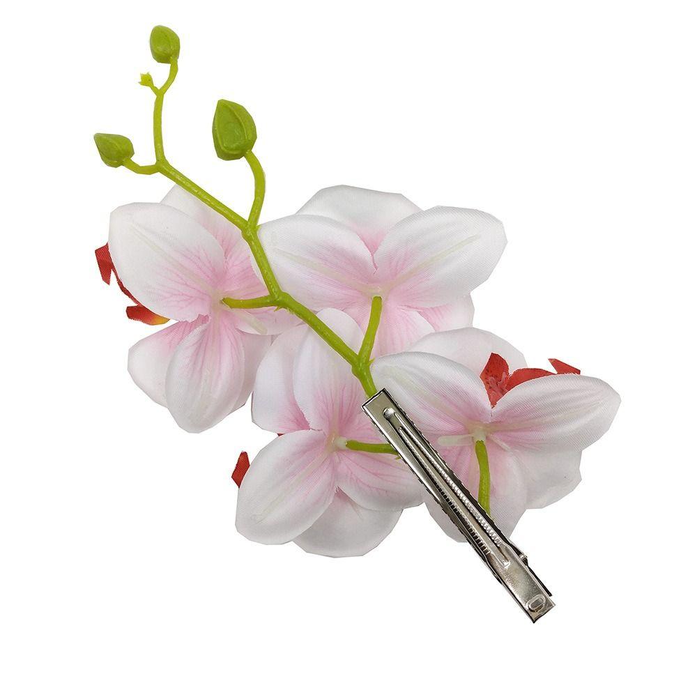 Butterfly Orchid Orchid Flower Hairpin Korean Style Bohemia Duckbill Clip Daily