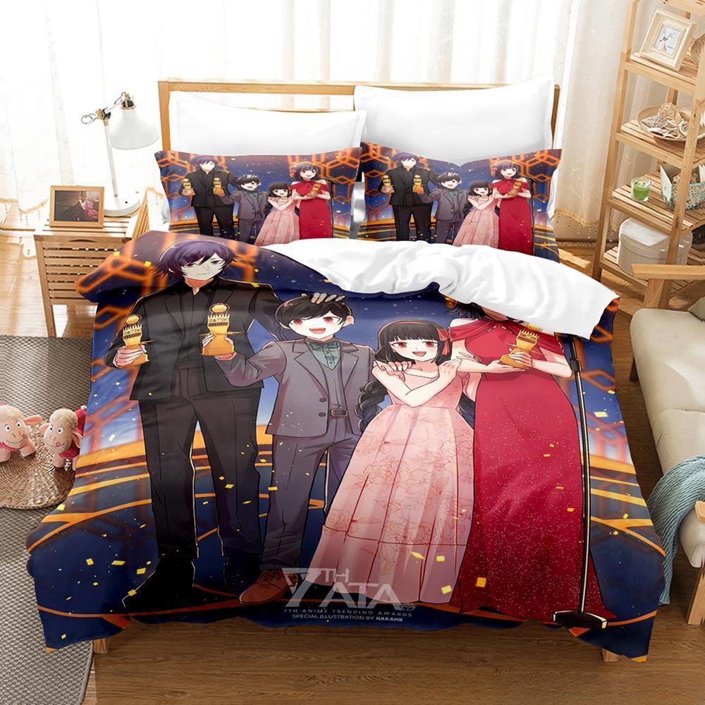 Новый комплект постельного белья Akudama Drive, односпальная кровать, двуспальная кровать размера «king-size», комплект постельного белья для взрослых и детей, комплект простыней с 3D-аниме