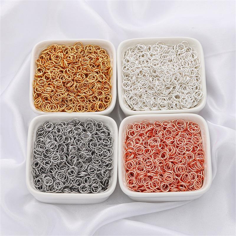 Copper Clad Color-Retaining Open Ring Connector for Handmade Jewelry: 14K/18K Necklace & Bracelet DIY Accessories