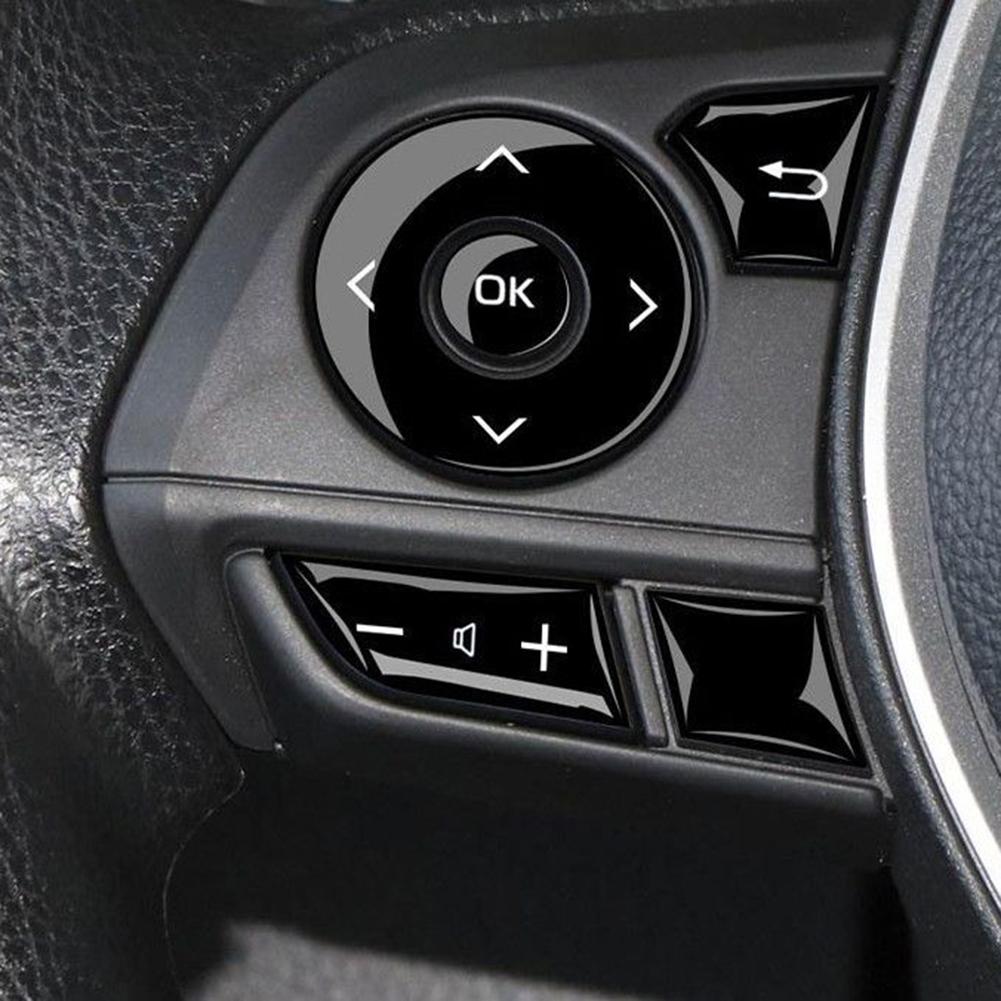 Детали салона автомобиля Накладка на кнопку 12 шт. / Комплект для Corolla 2019-2022 для Toyota Высокое качество ABS Высокое качество