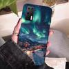 Красивый чехол для телефона с Северным сиянием Для Huawei P 8 9 10 20 30 40 50 Pro Lite Psmart Honor 10 Lite 70 Mate 20lite