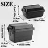 Durable Camping Storage Box Plastic BBQ Utensils Organizer Gift Mini Storage Box  Travel