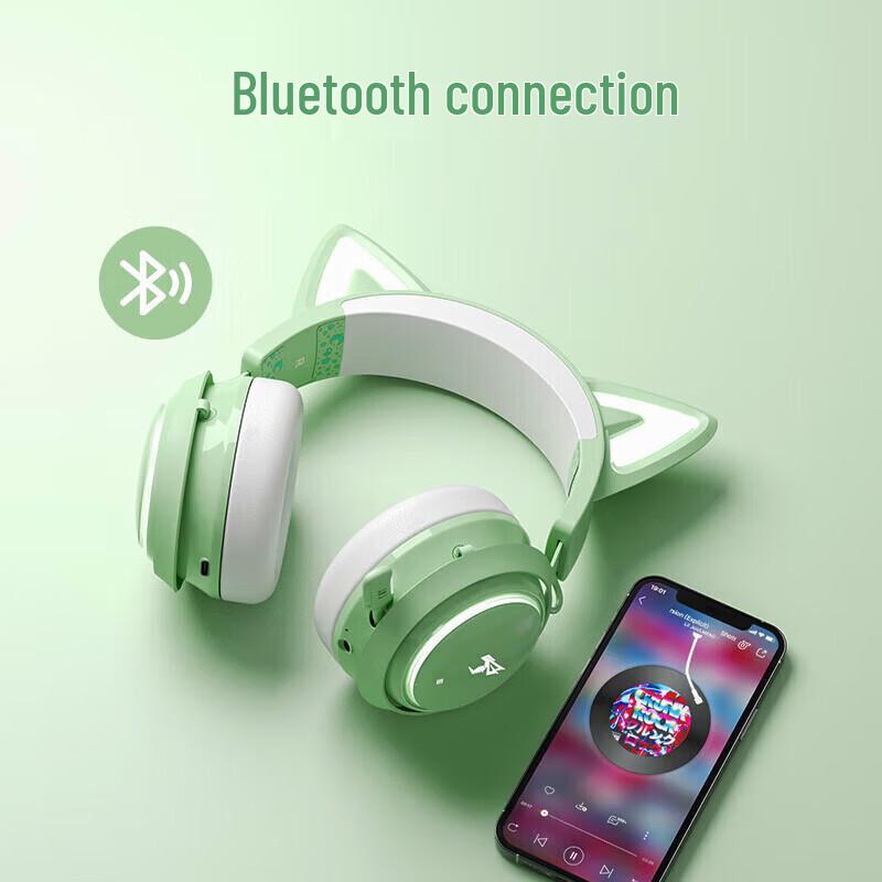 Игровая гарнитура SOMIC GS510 с кошачьими ушками и подсветкой