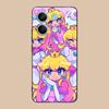 Princess Peach Mobile Phone Case for POCO M6 M5 M4 M3 X7 X6 X5 X4 X3 F6 F5 F4 Pro GT 5G Colour Printing Protective Luxury Cover