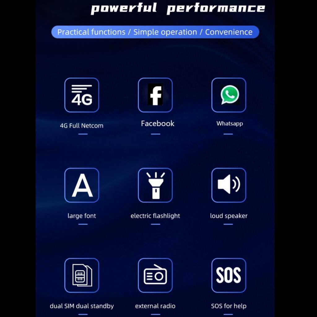 YEEMI Q7+ LTE 4G сотовый телефон 2,4-дюймовый экран две SIM-карты двойной режим ожидания All Netcom большая батарея 1,3-мегапиксельная камера мобильный телефон для пожилых людей