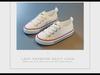 Children's Low-Top Lace-Up Canvas Sneakers - 2024 Spring Collection, Candy Colors, Parent-Child Shoes for Boys and Girls