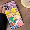 Hey A_Arnolds Cartoon Black Soft Phone Case For IPhone 16 15 14 13 11 12 17 Pro Max Mini Plus