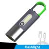 Rechargeable Flashlights With Hook Bright LED Flash Light 4 Modes Waterproof Torch For Outdoor Emergency Camping Fishing Light