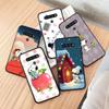Черный чехол AN13 Snoopy Cartoon для iPhone 16 15 Plus 14 13 12 11 Pro 8 7 6S SE 5S X XR XS Max Realme C30 C33 C31 9I Huawei Y8P Y9 Sofe Cover