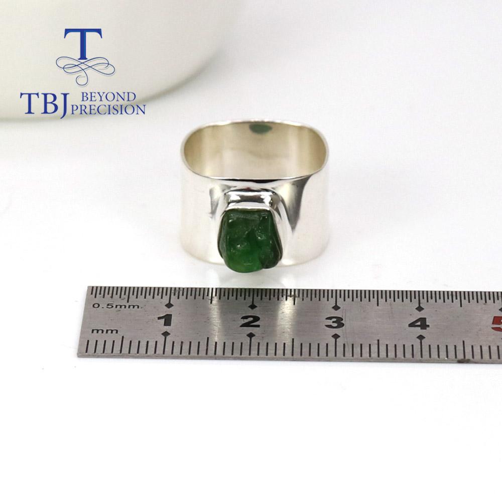 Кольцо ручной работы с изумрудом, грубым натуральным драгоценным камнем, оригинальный дизайн, стерлинговое серебро 925 пробы, изысканные украшения для женщин
