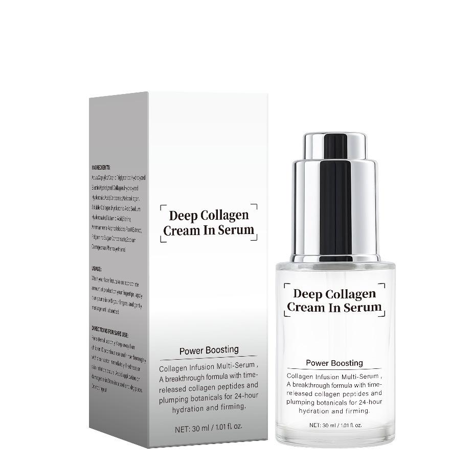 Deep Collagen Cream In Serum 30ml Anti-Wrinkle Firming Moisturizing Brightening Face Cream