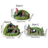 Resin Moss House Landscaping Decorative Fish Hiding Reptile Hole Fish Shrimp Hideout  Aquarium