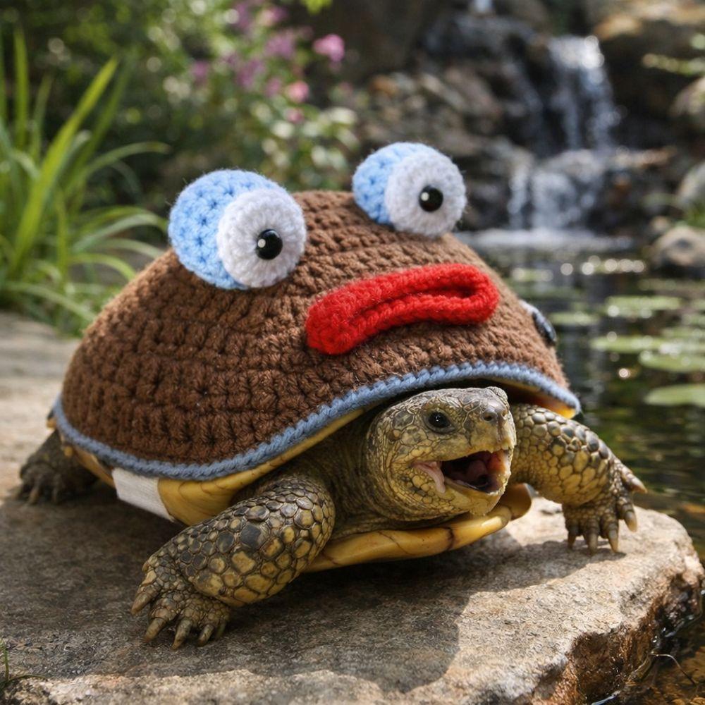 Warm Pet Tortoise Clothes Adjustable Strap Reptiles Pet Clothing Turtle Costume Pet Costume Party