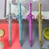 Школьный сезон 10 шт. 0,5 мм креативная гелевая ручка для меча императора, ручка для стилизации оружия в стиле аниме, симпатичная канцелярская ручка для меча, ручка для воды в стиле ретро с оружием
