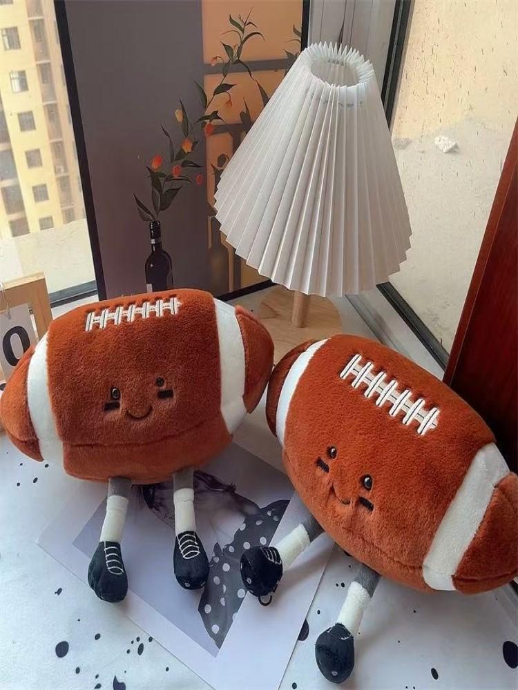 Simulation Rugby Doll Plush Toy Handmade Doll Cartoon Anime Cute Pillow Cushion Home Decoration Children's Birthday Gift To
