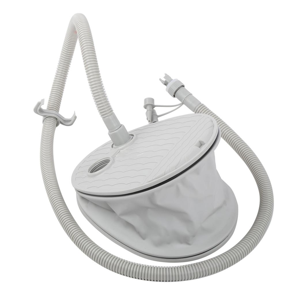 XL Foot Air Pump Portable Inflator with 3 Size Connection Nozzles for Inflatable Boats