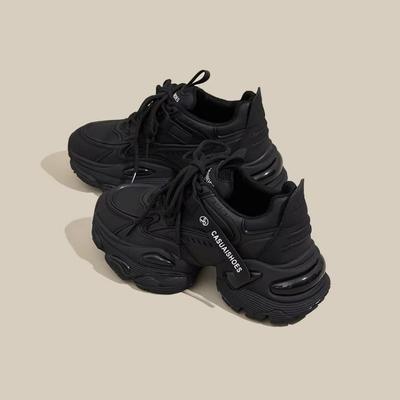 Платформа папины кроссовки осень и зима новые ретро бархатные небольшое внутреннее увеличение высоты повседневные спортивные туфли