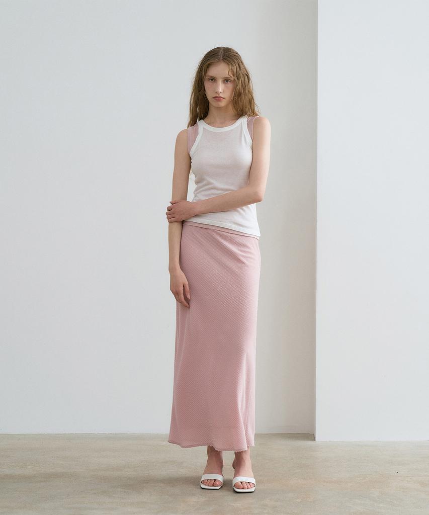 Rene J Dobby Chiffon Long Skirt