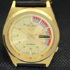ВОССТАНОВЛЕННЫЕ ВИНТАЖНЫЕ SEIKO 5 AUTO 6309A ЯПОНИЯ МУЖСКИЕ D/D ЗОЛОТЫЕ ЧАСЫ a309521-5