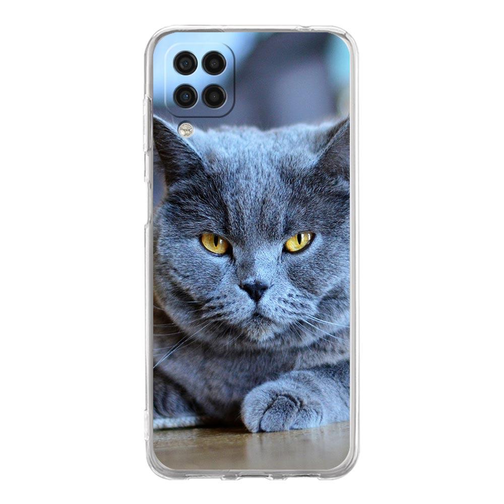 Прозрачный чехол для телефона Samsung Galaxy A13 A51 A71 A21S A12 A11 A31 A52 A41 A23 A53 A73 A32 5G A03S, мягкий чехол с милым рисунком котов
