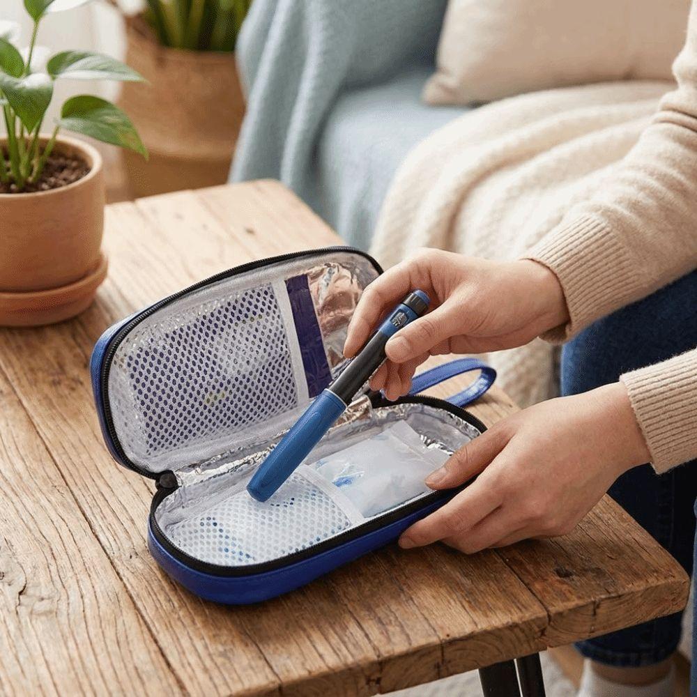 Portable Insulin Travel Cooler Case Waterproof Medicine Organizer Box Insulin Cooling Bag  Office