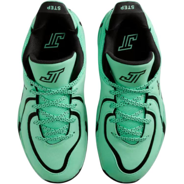 Jordan Детские баскетбольные кроссовки Tatum 4 Low top Зеленые Черные Подростковые HQ4611-300
