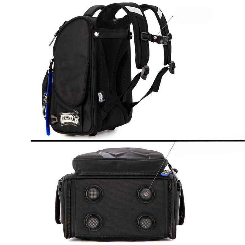 Ортопедические школьные сумки для мальчиков 3D футбол черный рюкзак школьный водонепроницаемый детский рюкзак для книг на 7-9 лет