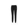 Solid Color Drawstring Casual Long Pants Women Bottoms Black 587680-01