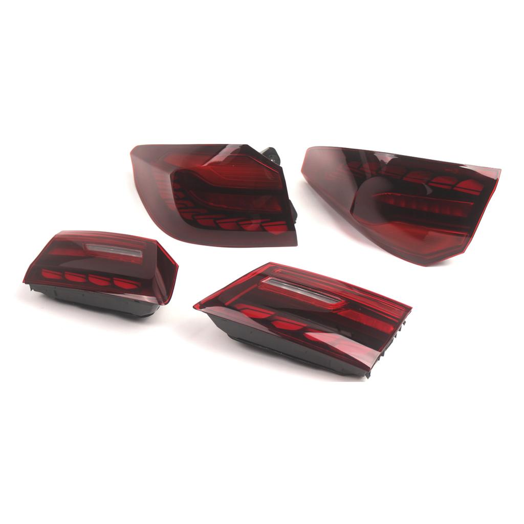 L&R красные светодиодные задние фонари задний фонарь в сборе для BMW 5 серии G30 G38 2018-2020