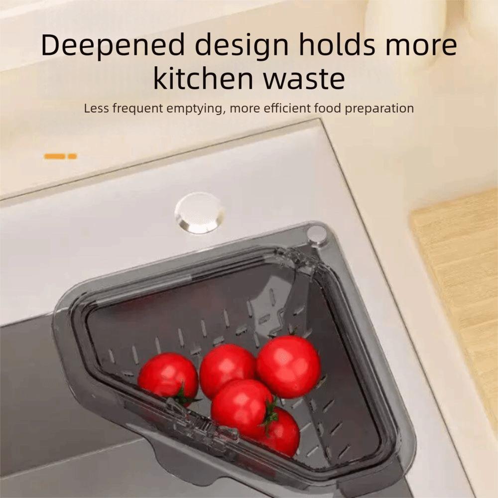 Anti-clogging Sink Drain Basket Triangle Shape Sink Food Catcher Leftover Sink Food Scraps