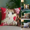 Kodomo No Omocha Anime Pillow Case Anti-dustmite Pillowcase Invisible Zipper Silky Short Plush Sofa Cushion Cover