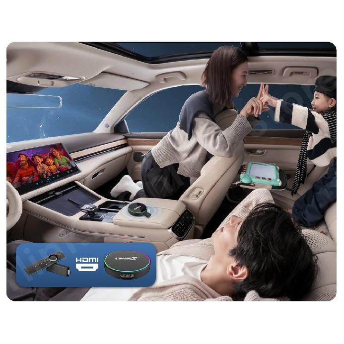 CarlinKit 4.0 Pro CarPlay to CarPlay Android auto Wireless Adapter HDMI Input Support Tv Stick Tv Box PS4 PS5 Xbox Mini PC
