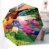Backyardigans, AdventureThemed Automatic Opening and Closing Umbrella 8 Ribs, Suitable for Leisure and Going Out, Outdoor Accessory, Gothi