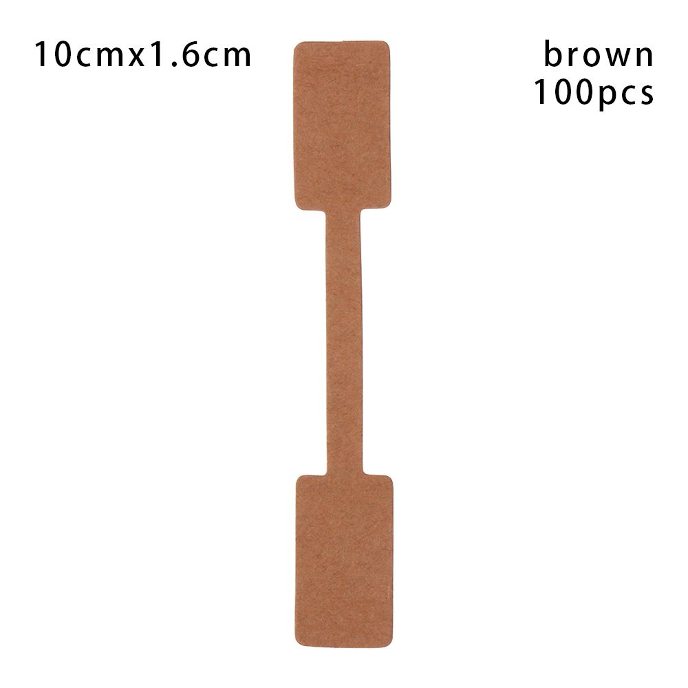 Paper Blank Card Self-adhesive Stickers Bracelet Hangtags Necklace Ring Tags Jewelry Price Labels