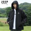 JEEP SPIRIT Мужская повседневная ветрозащитная куртка с капюшоном