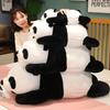 Cute Simulation Lying Down Giant Panda Doll Plush Toy Black and White Panda Doll Children Soothing Pillow Rag Doll