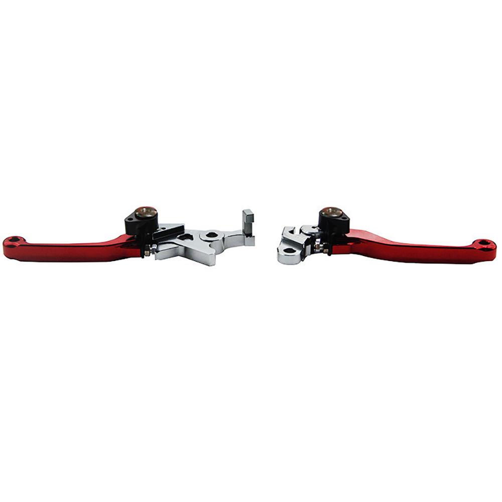 Pair Motorcycle Red Pivot Clutch Brake Lever For Honda CRF250L CRF300L 2012-2021