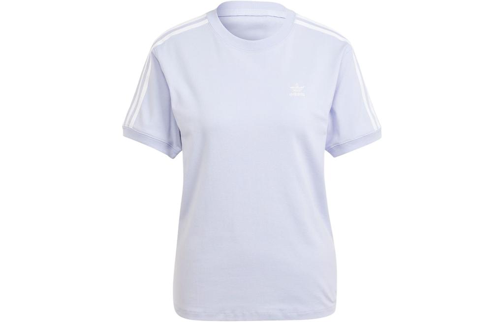 Adidas Originals Drop Shoulder Sleeve T Shirt Women's Light Purple IR8052