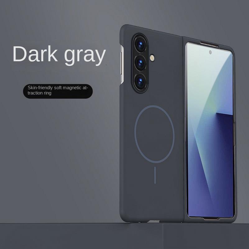 Тонкий безрамочный чехол-кольцо с ощущением кожи для Samsung Z Fold 7 Galaxy Z Fold Специальный складной 6 5 4 Защитная крышка для камеры