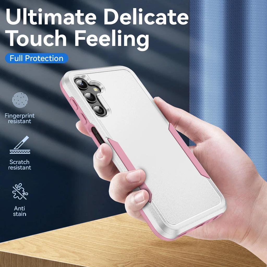 Anti-Scratch Fitted Armor Case for Samsung Galaxy S24 Plus S23 FE S21 Ultra S22 S20 5G Cell Phone Cover Coque Cases