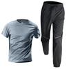 WEZHO Men's Quick-Dry Running Sportswear Set