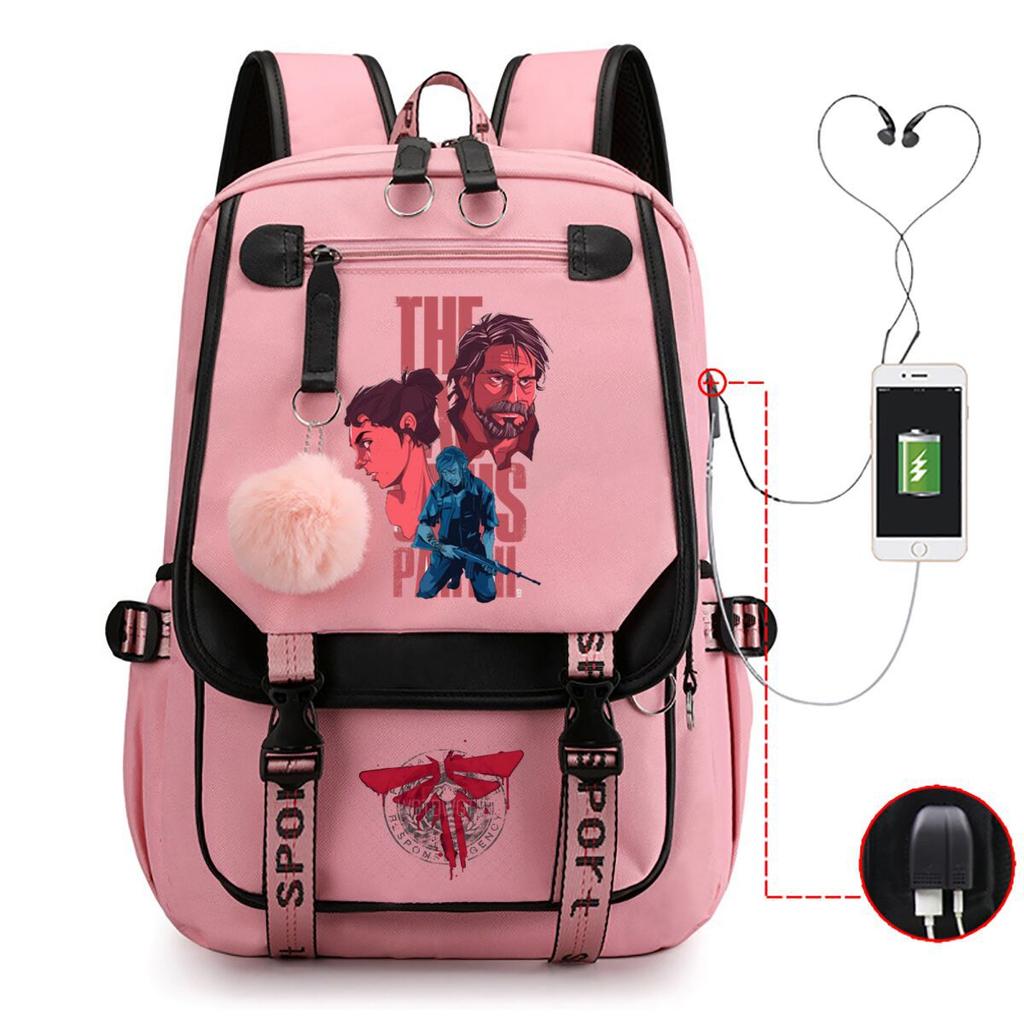 The Last of Us Printed Youth Leisure Travel Backpack Multifunctional Student School Bag