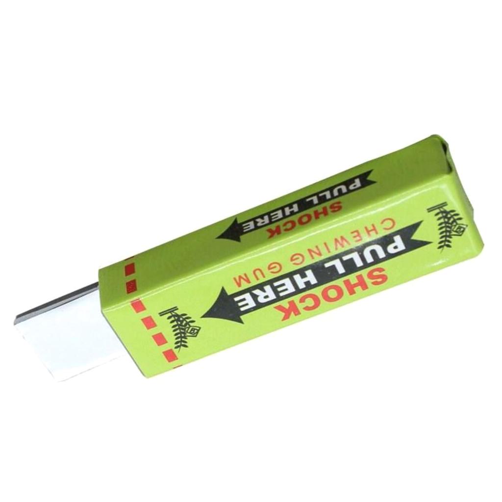 Хитрый Забавный трюк безопасности Шутка Шокирующая игрушка Электрический шок Шокирующая жевательная резинка