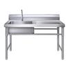 Commercial Stainless Steel Single Bowl Sink with Stand
