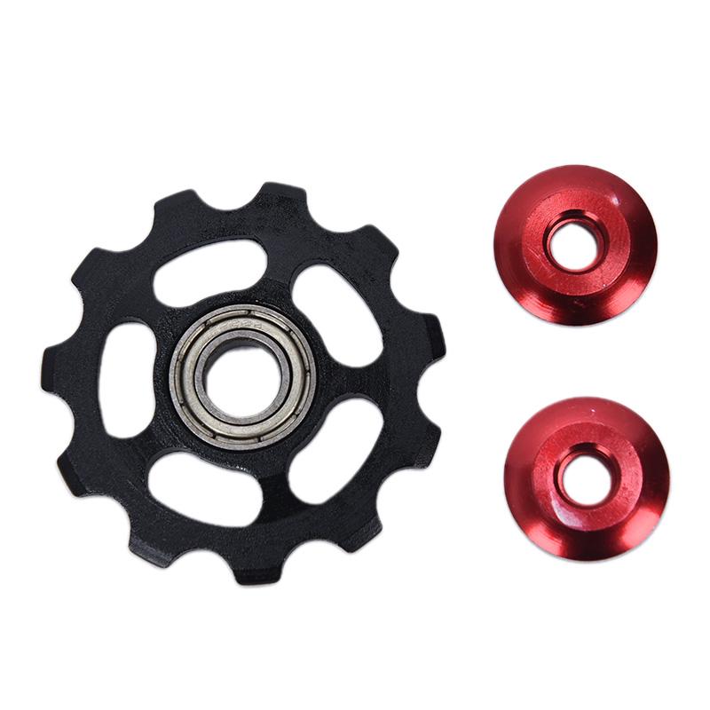 1 шт. сверхлегкий алюминиевый сплав велосипедный подшипник опорное колесо шкивы заднего переключателя передач