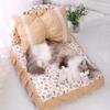 Принцесса Кошачий домик для собак Мягкая моющаяся будка для маленьких собак Диван-кровать для котят Коврики для сна Удобное гнездо для кошек Товары для животных