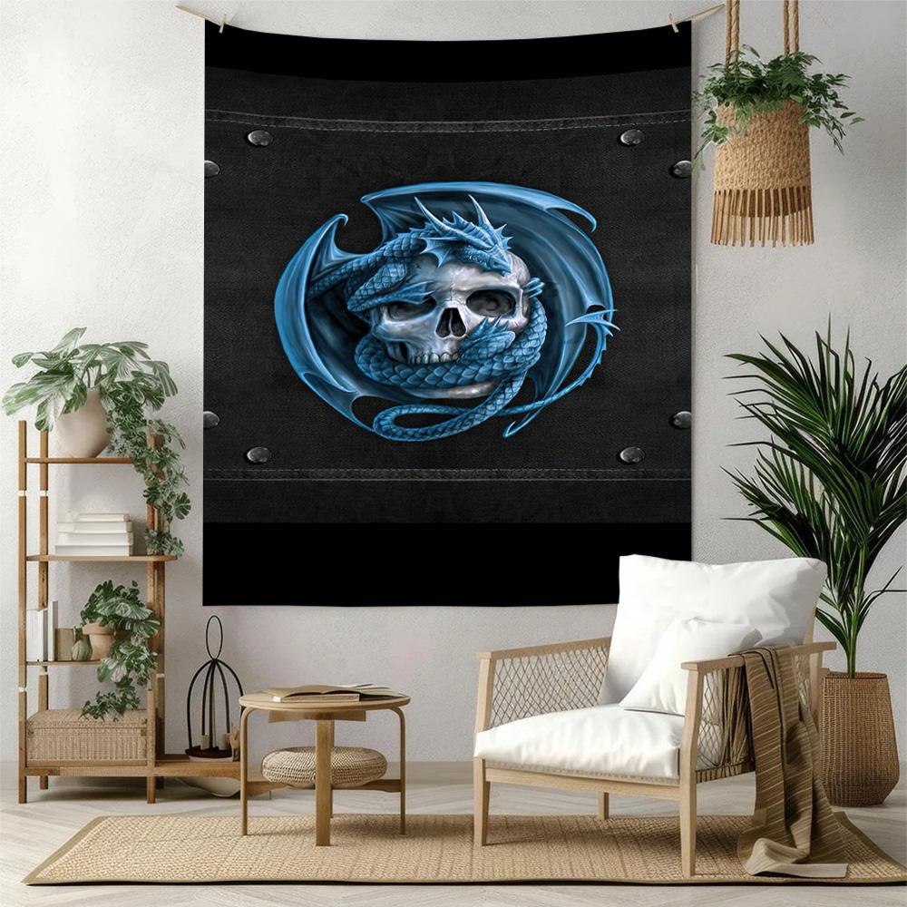 Gothic Style Wall Decor Tapestry Art For Pet Memorial Birthdaywedding Party Backdrop Family Gift