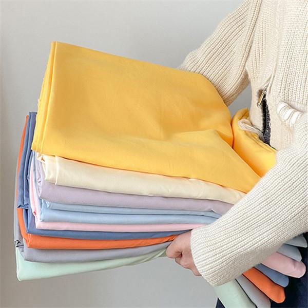 Soft Cotton Sheet Anti Dust Mite Mattress Cover Anti-Bacteria Flat Sheets Pure Color Bed Sheets Simple and Thickened Skin Friendly Double Bed