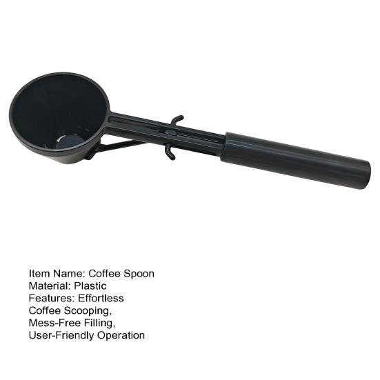 Coffee Spoon Funnel for Protein Powder Milk Powder Filling Long Handle Measuring Scoop for Water Bottles Reusable K-Style Cup Coffee