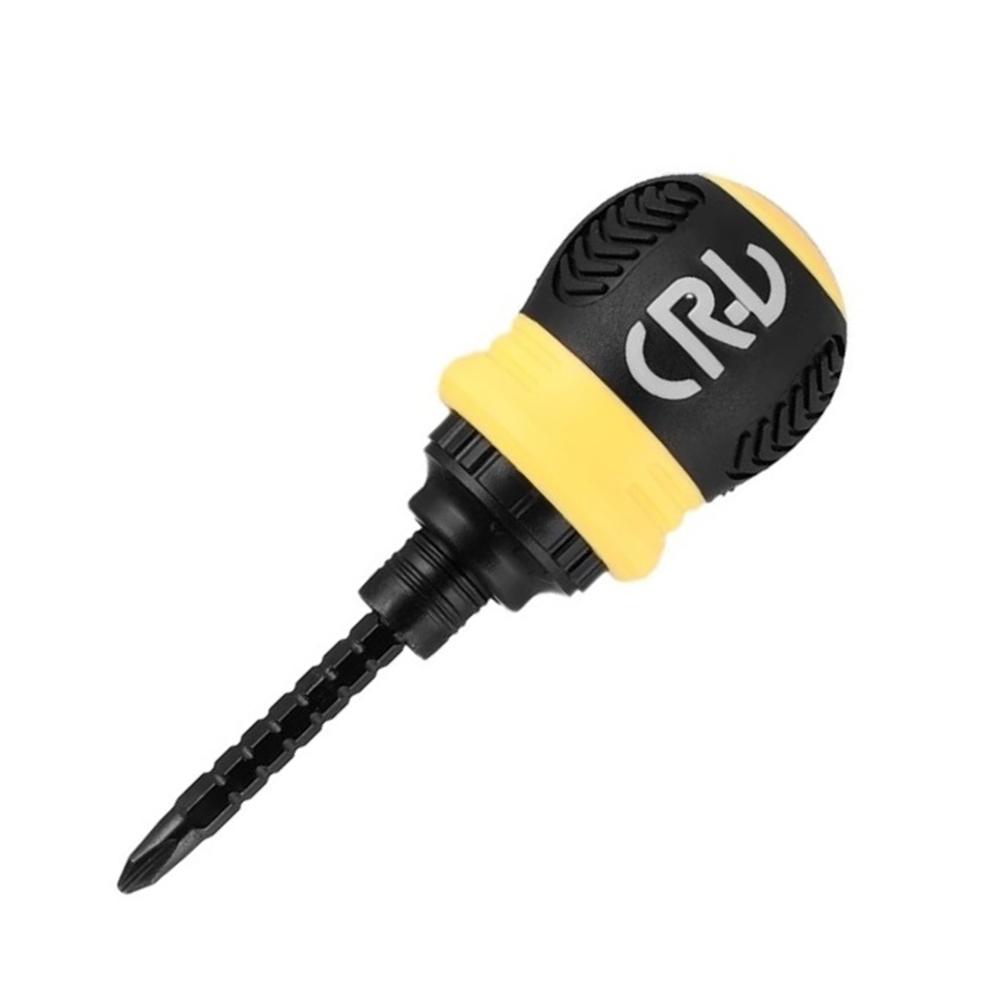 85*45mm Mini Ratchet Screwdriver Dual-purpose Magnetic Batch Head For Repairing Telescopic Labor-Saving Hand Tools